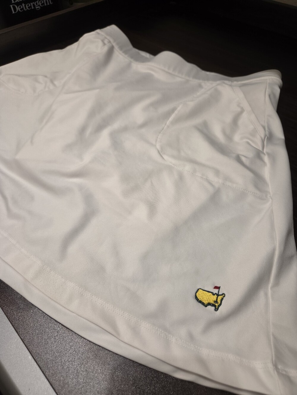 Magnolia Lane Women’s White Golf Skort with Masters Embroidered Logo